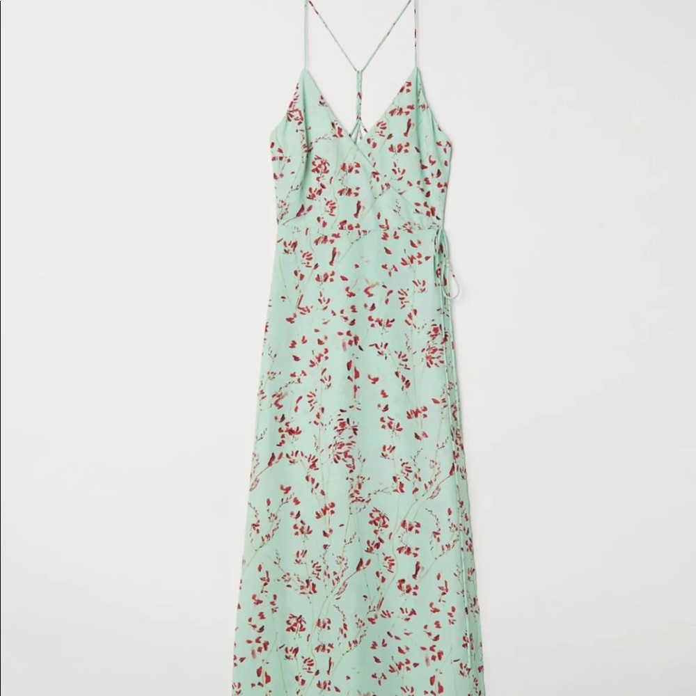 Long wrap dress